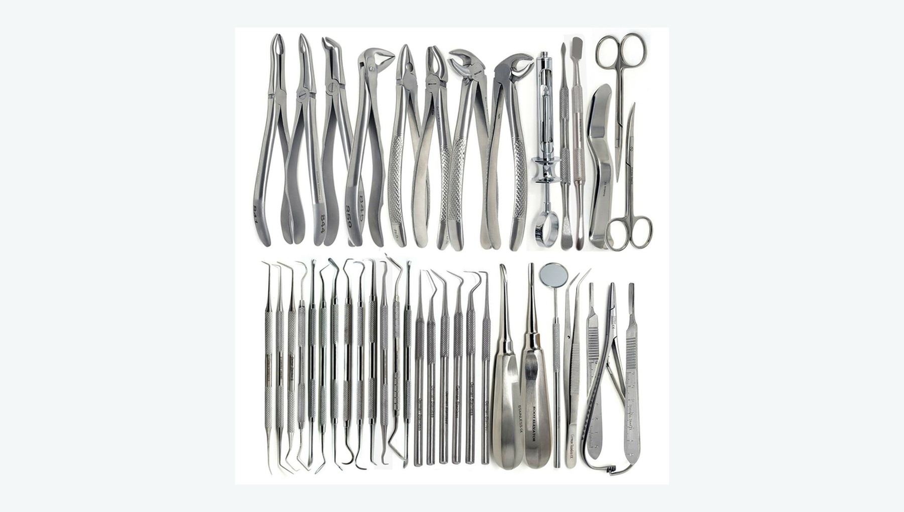 Comprehensive Core Dental Instrument Set Collection