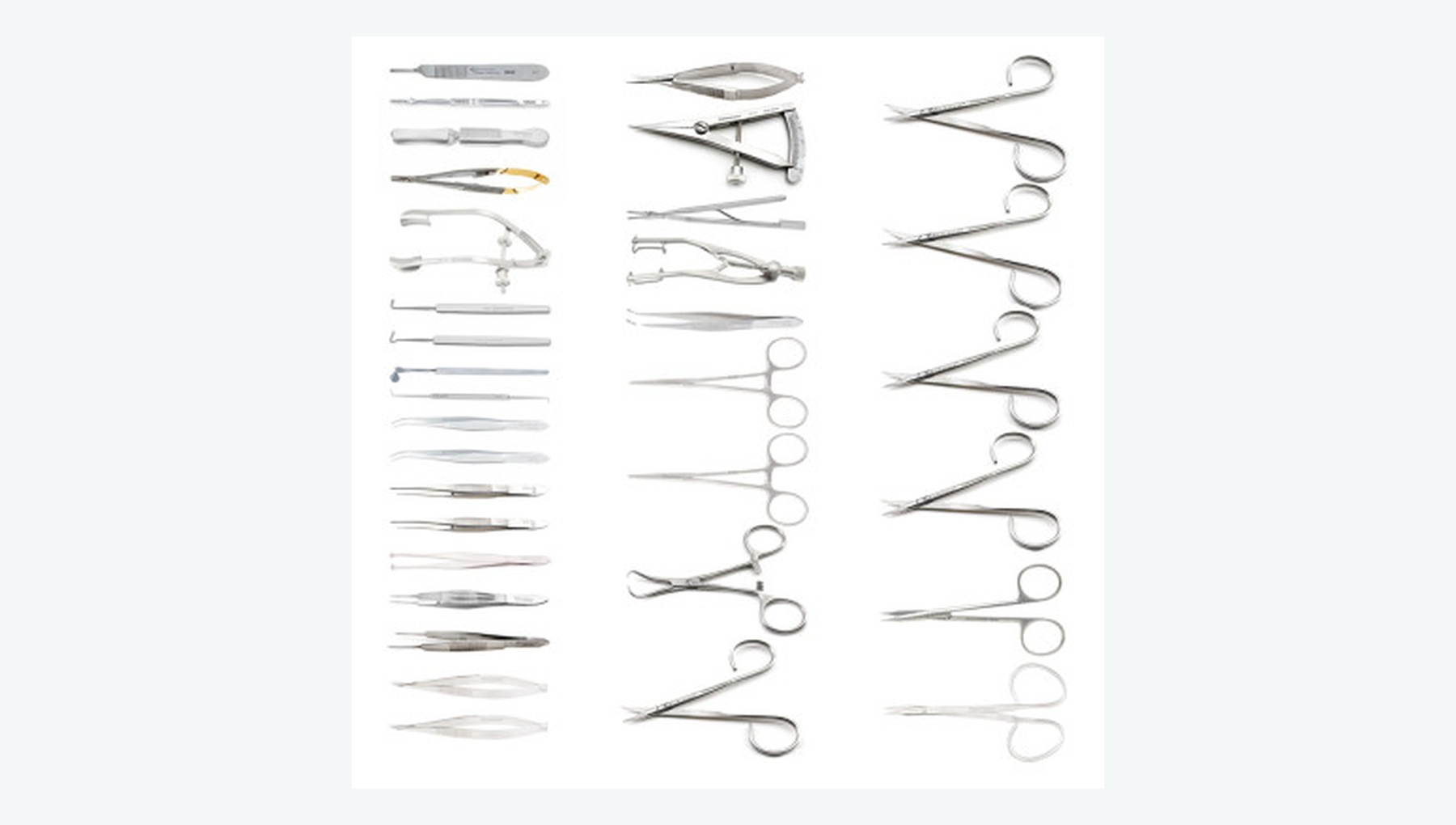 Retinal Detachment Repair Instrument Set