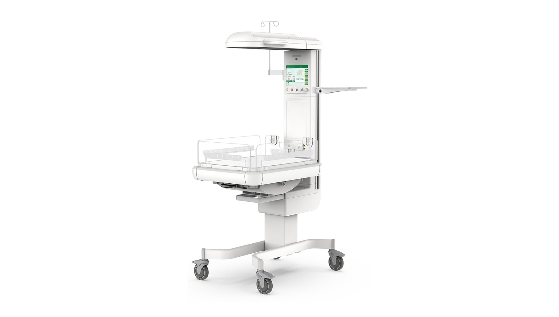 Neonatal Radiant Warmer with Resuscitation Equipment