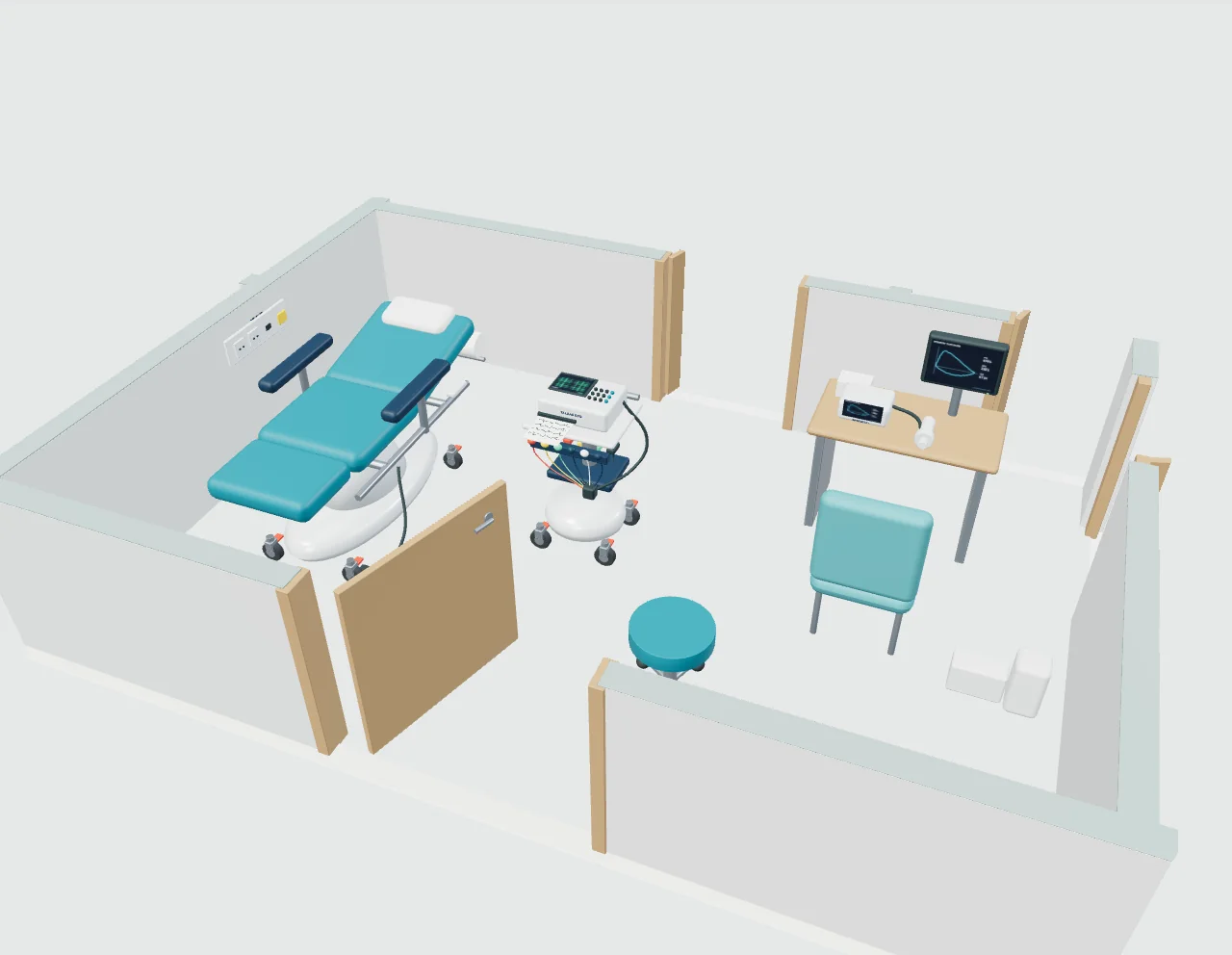 Examination and diagnostic space