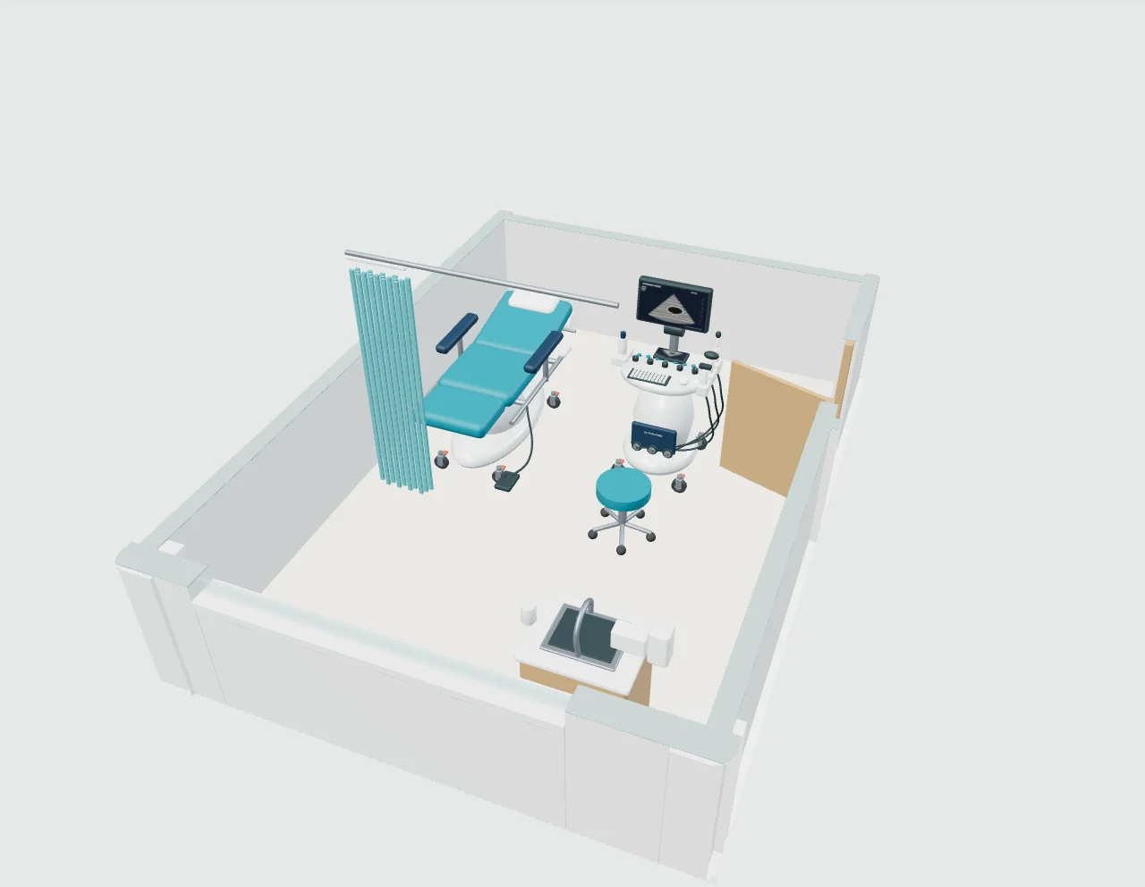 Dedicated examination space