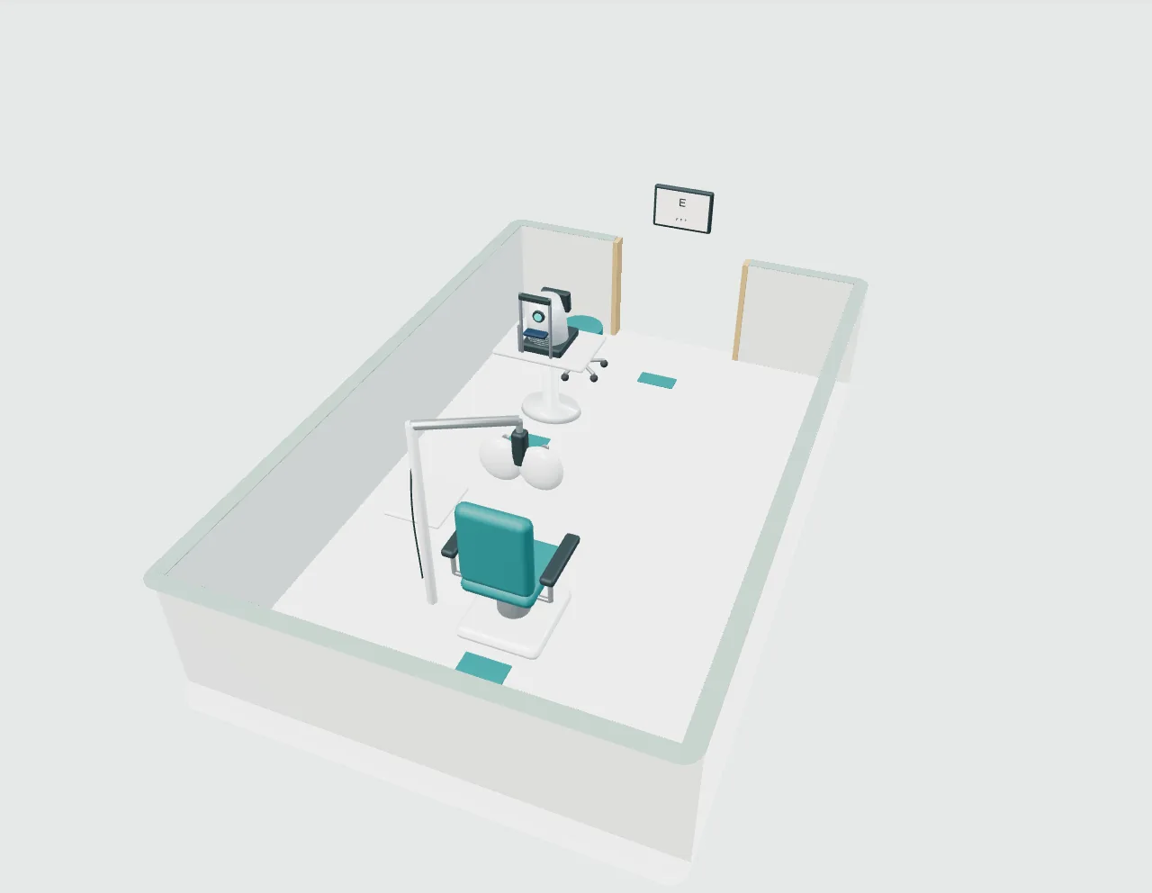 An eye centre, planned as a complete service — space or equipment view 1