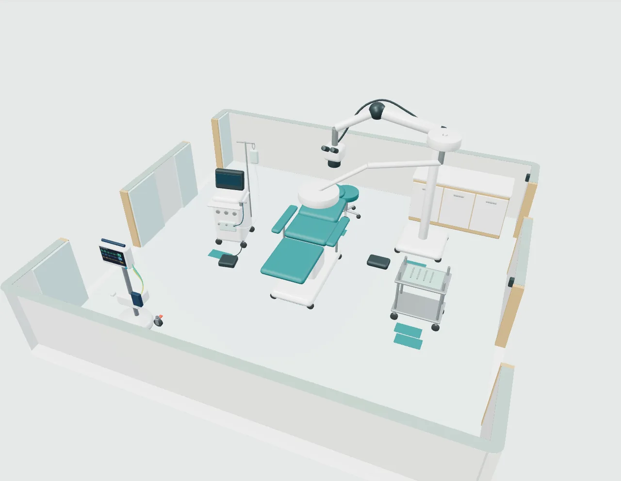 An eye centre, planned as a complete service — space or equipment view 2