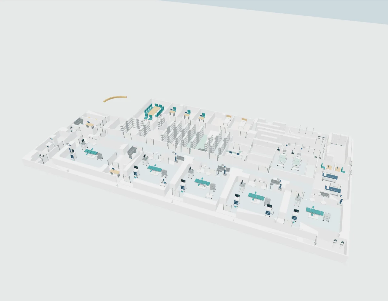 Five-theatre Operating Department