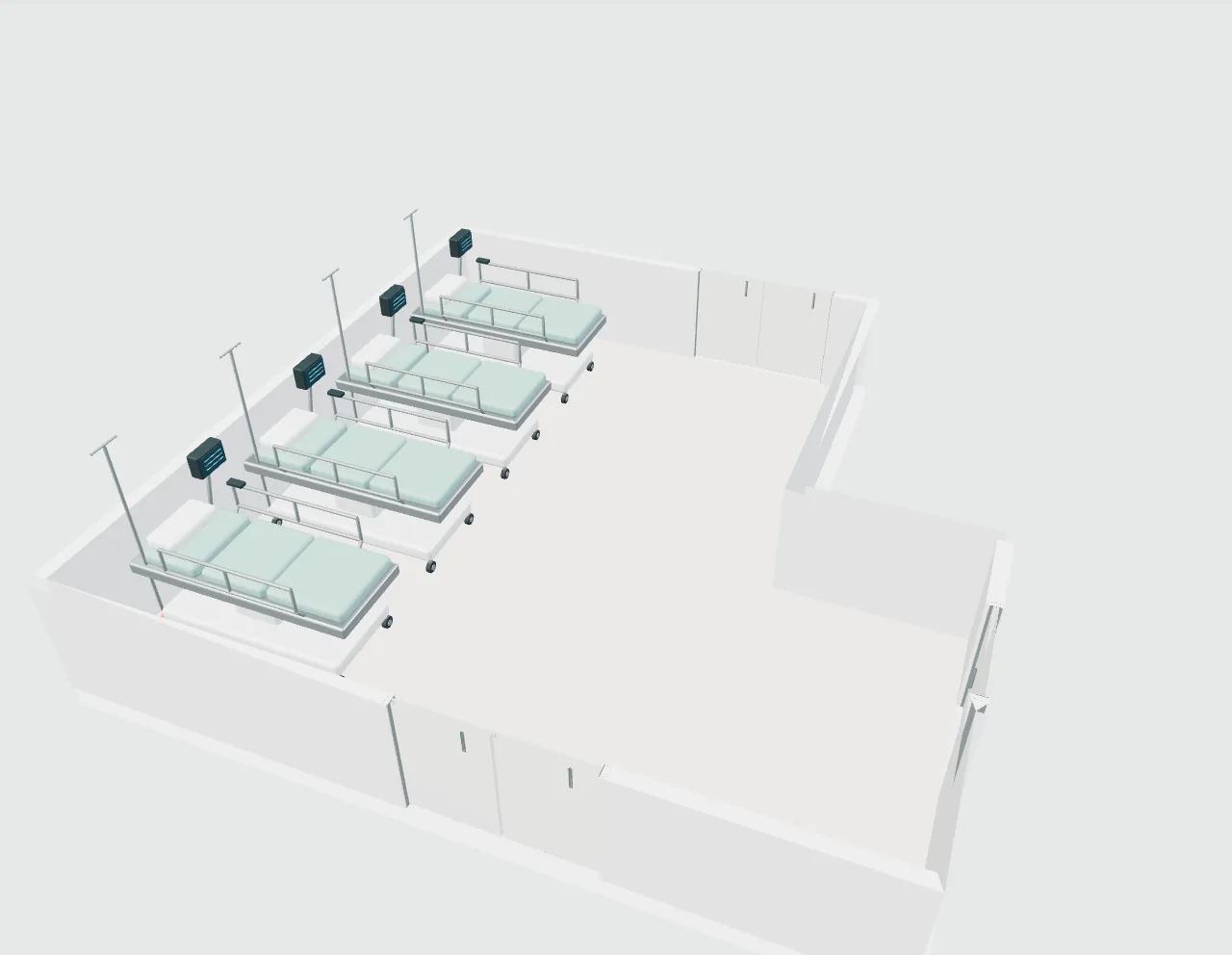 A coordinated endoscopy centre — space or equipment view 3